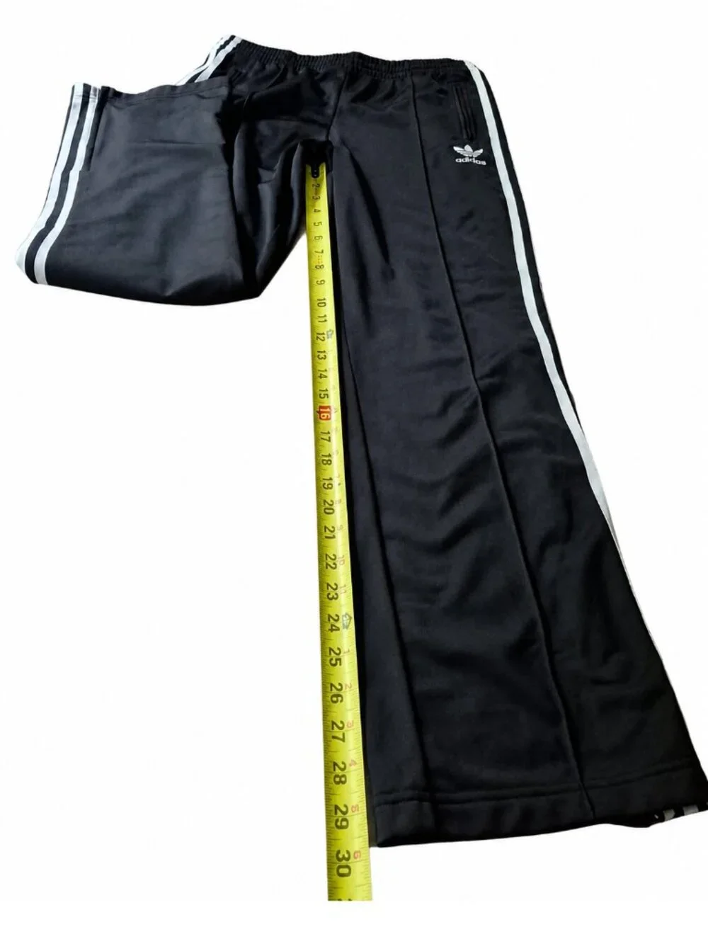 Adidas Originals Men's Black Track Pants Size M Trefoil 3 Stripe